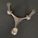 6 stackable metal candle holders by Nagel Konzept Fritz 1970