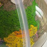 Illuminated terrestrial globe made in italy