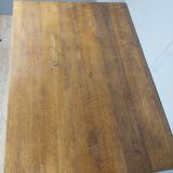 Vintage wood and iron desk