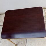 60s record player side table with wheels