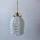 Art Deco frosted glass pendant lamp 30s