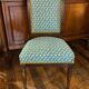 Directoire style chair – traditional upholstery