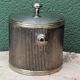 Silver-plated metal ice bucket, vintage 1970s.