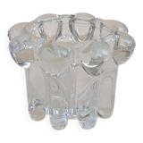 Glass candle holder, made in France, from Reims