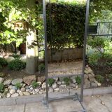 Double-sided workshop mirror on wheels 104x53 cm