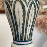 Old Hand-painted ceramic lamp
