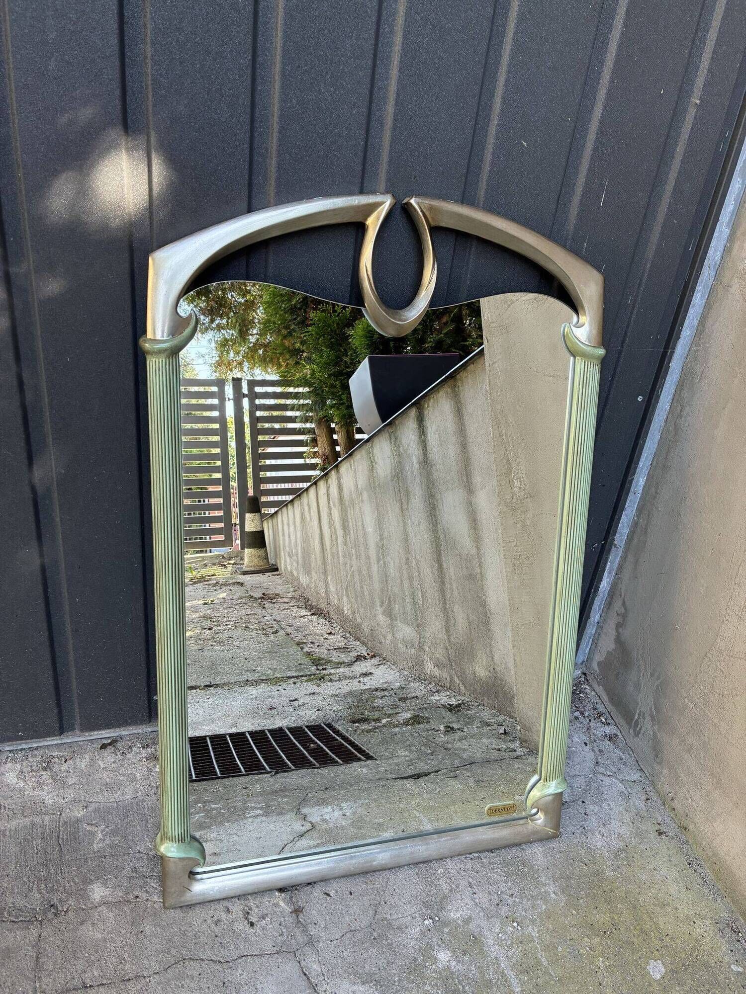 DeKundt Hollywood Regency wall mirror, Belgium, 1980s