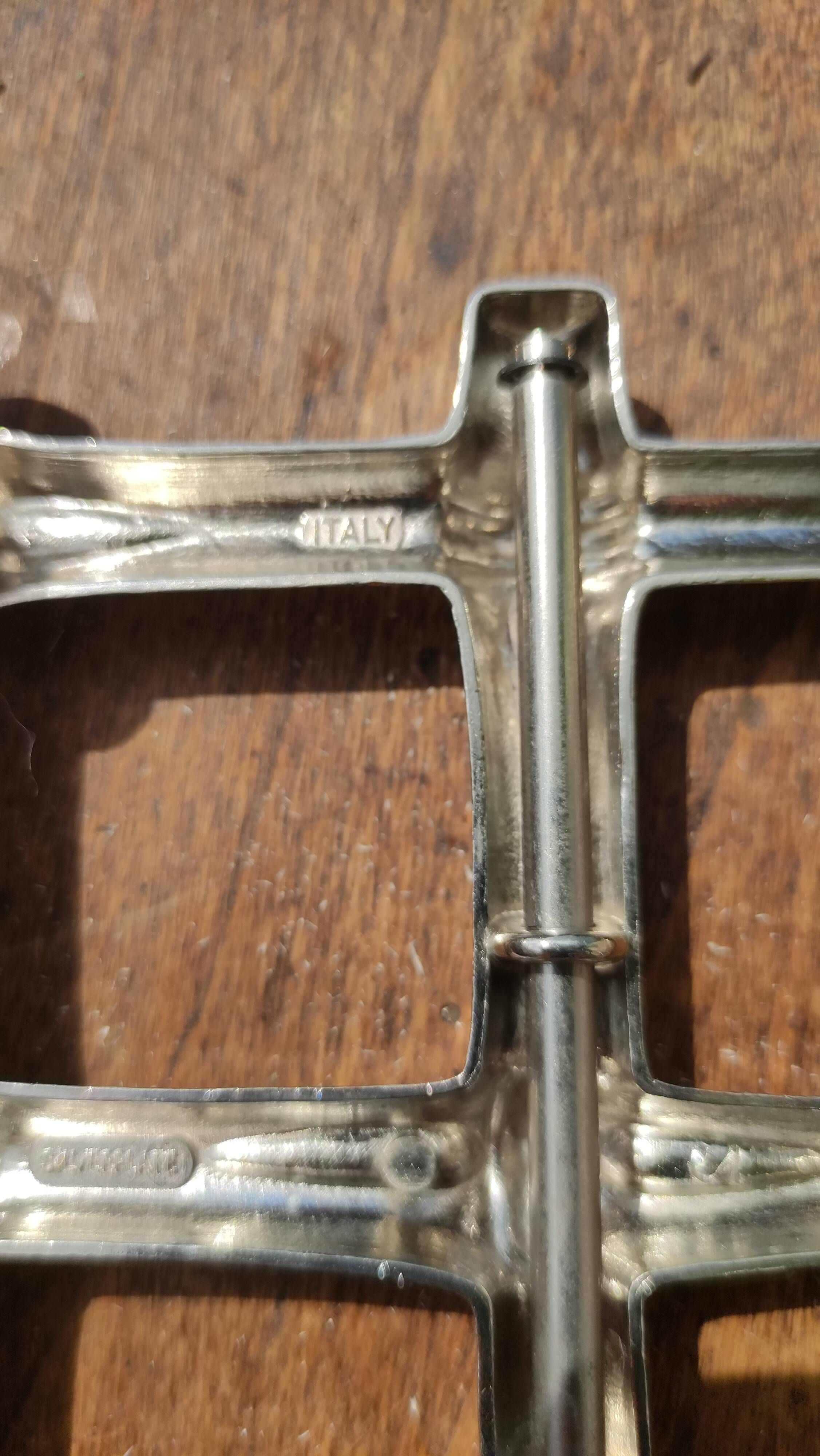 Vintage stretchy underside in silver metal Italy