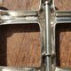 Vintage stretchy underside in silver metal Italy