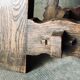 Brutalist oak coffee table 1940-50