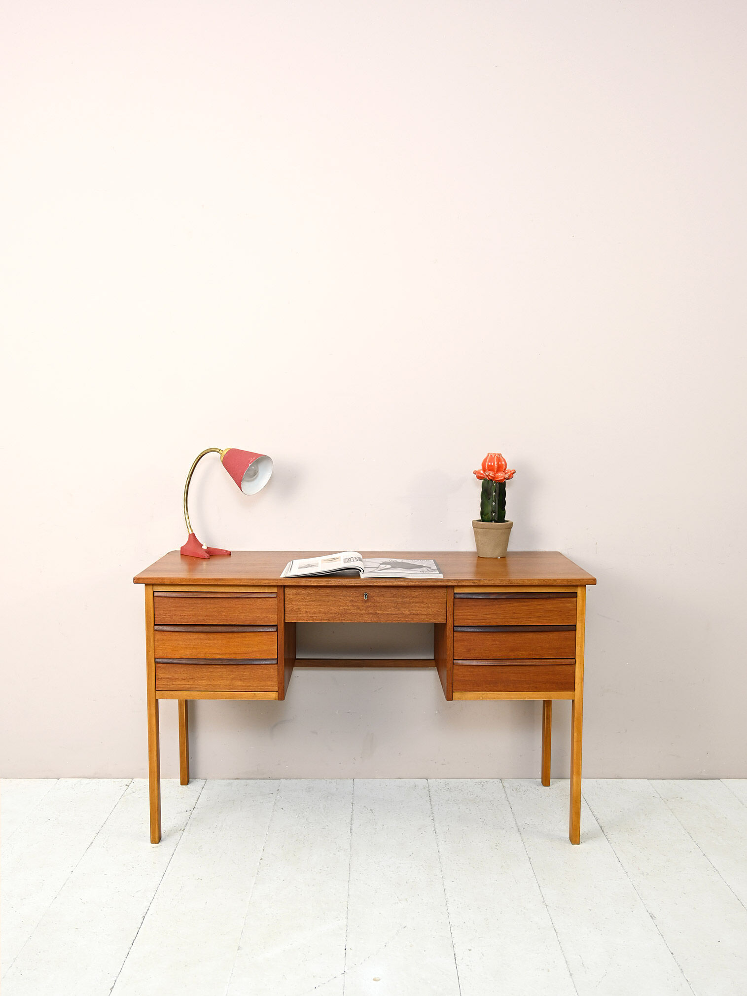 Vintage desk with drawers