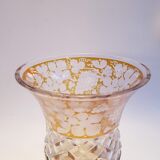 Bohemian crystal vase, circa 1900