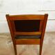 Art Nouveau oak desk and chair