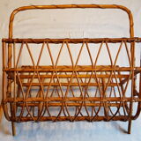 Rattan wicker magazine door from the 70s