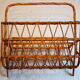 Rattan wicker magazine door from the 70s