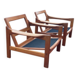 Set of mid-century modernist teak chairs, Denmark, 1967