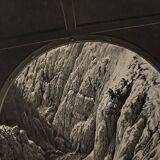 Ancienne illustration sur le sol lunaire - 1930