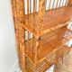 70's foldable bamboo shelf