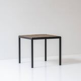 Set of 2 identical square slate stone coffee table from the 1950’s.