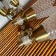 Pair of double sconces in brass 1950