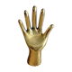 Vintage brass hand