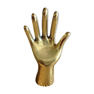 Vintage brass hand