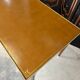 Directoire style flat desk in cherry wood