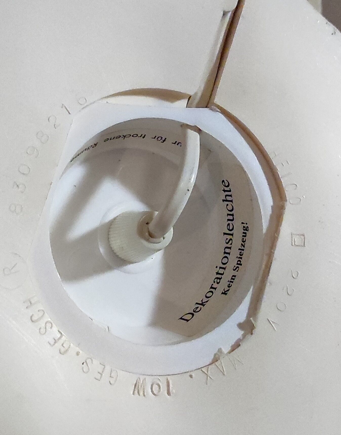 Lamp XL "pebble" Heico stone