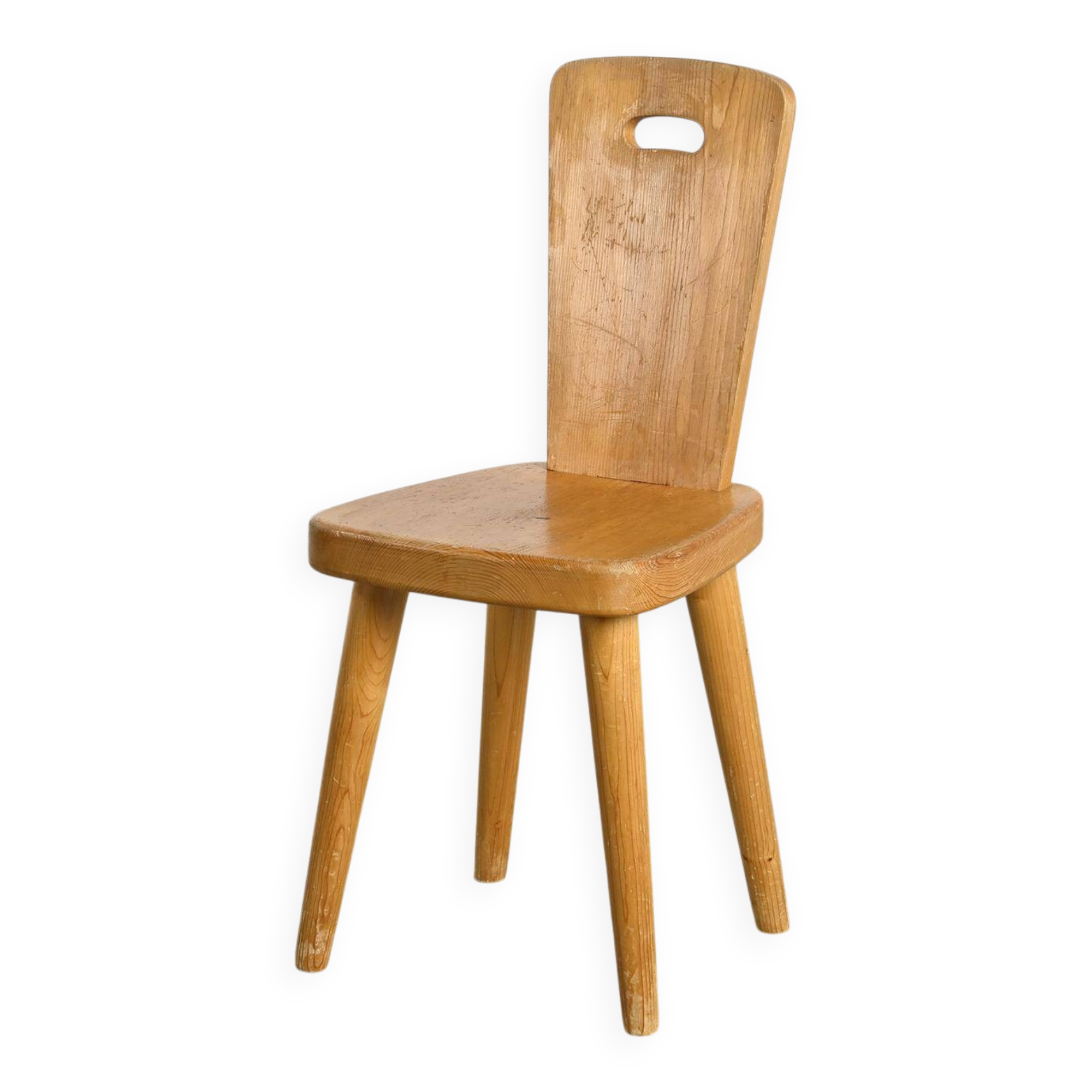 High-back chair by Christian Durupt, Méribel 1960