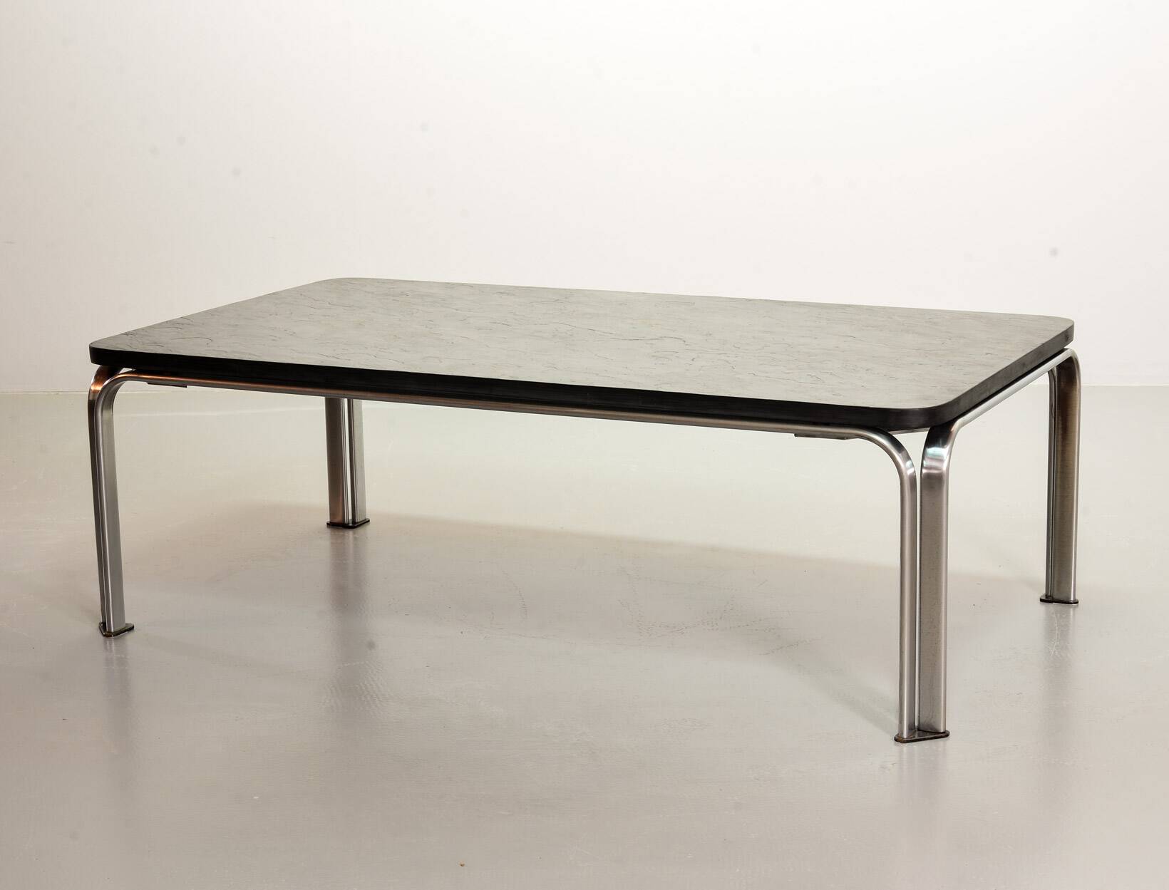 Heinz Lilienthal Slate Blackstone Rectangle Coffee Table, Model Bogota 70s