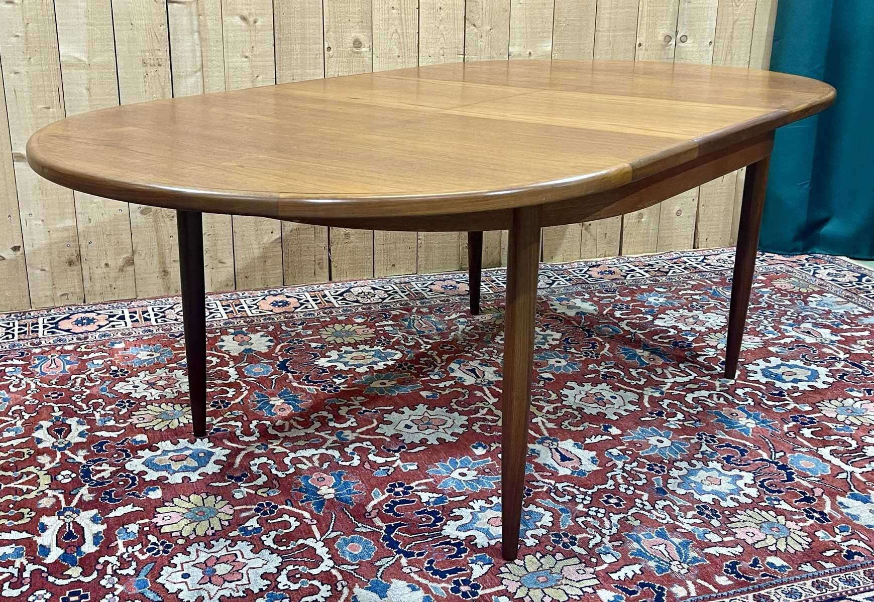 G-Plan teak dining table with butterfly extension