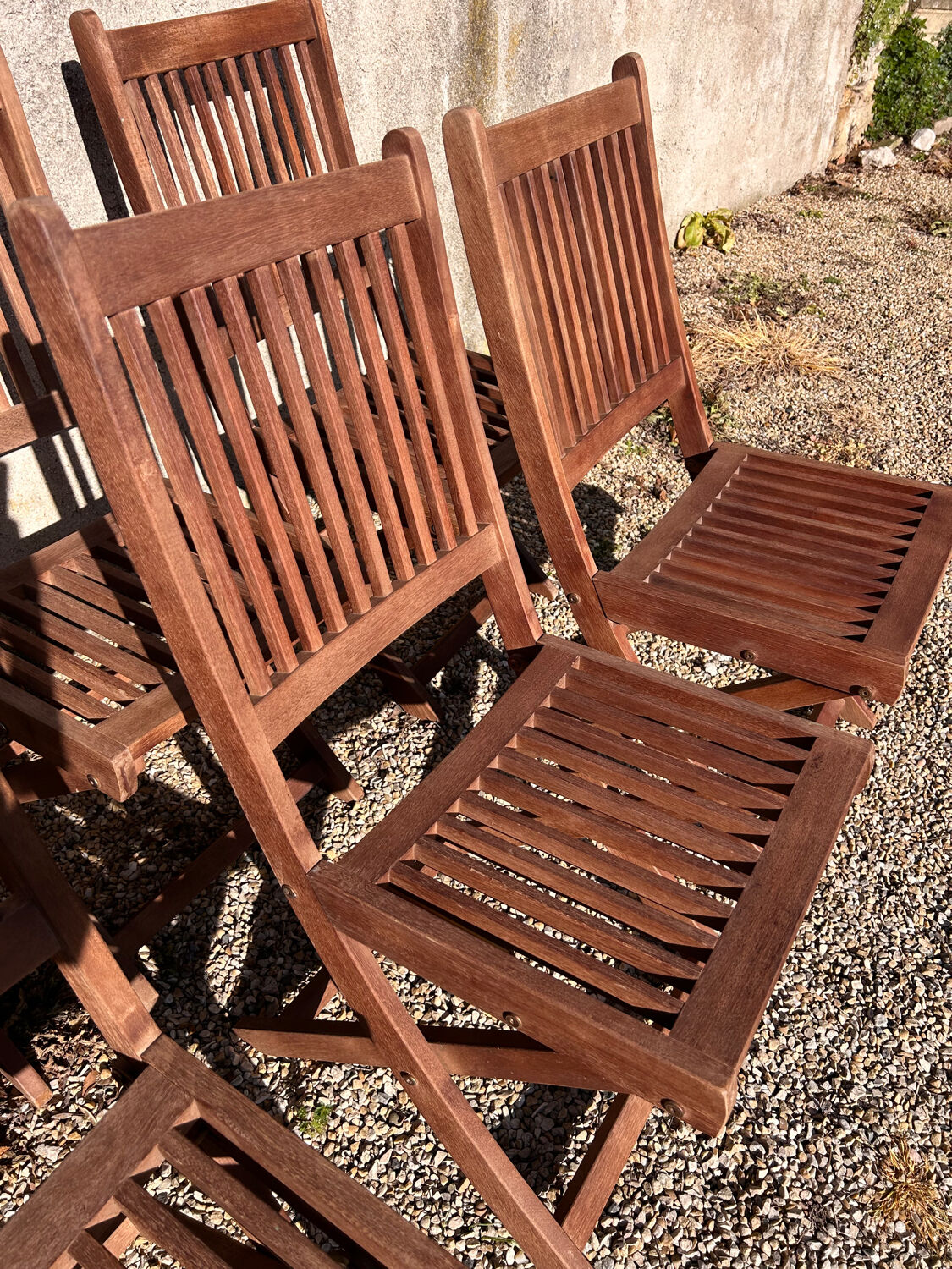 Teak chairs