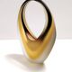 Etched Sommerso Murano Glass Basket or Vase by Archimede Seguso, Italy