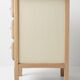 Commode style transition en bois clair et façade crème