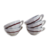 5 tasses à café années 1950