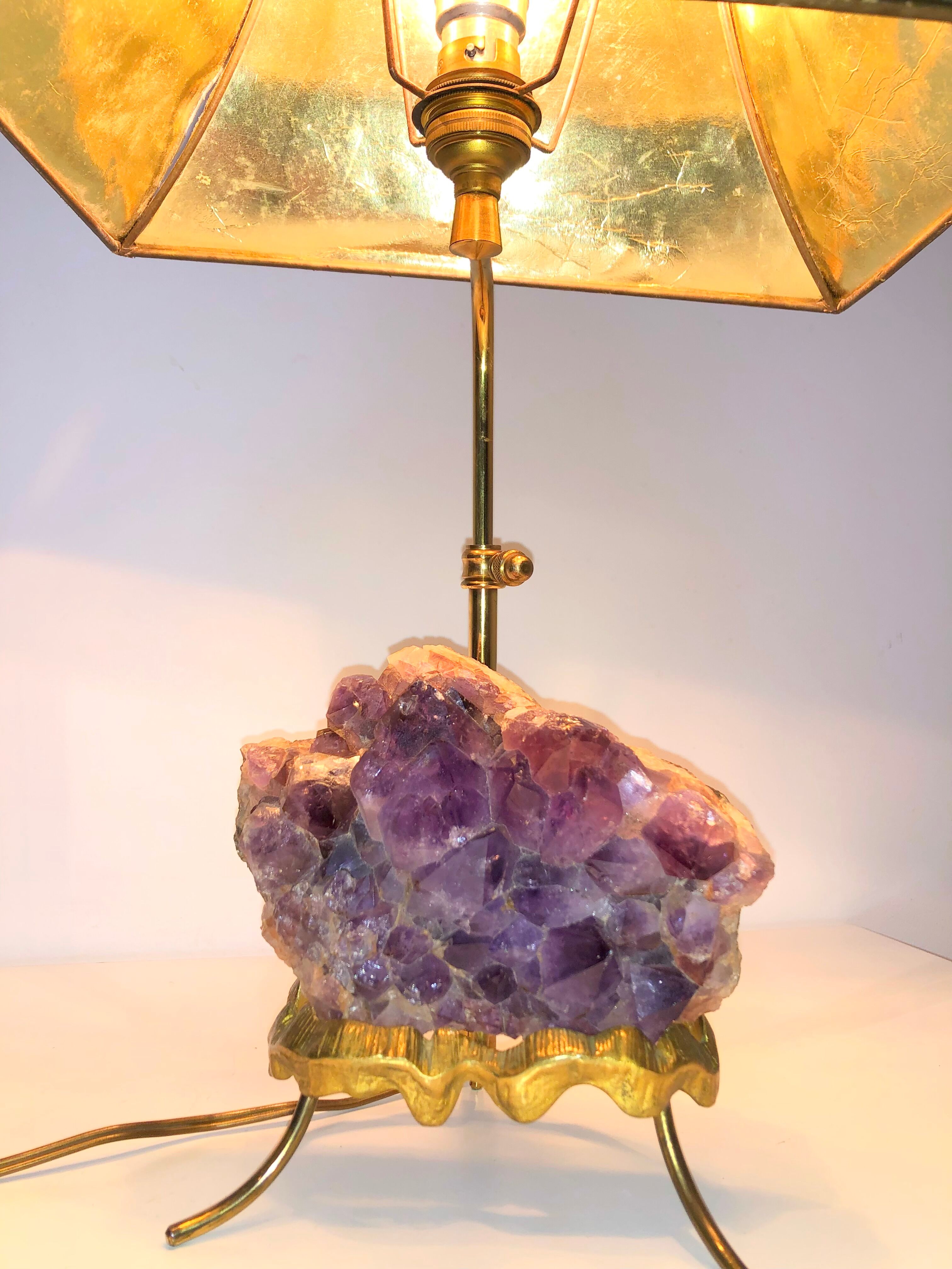 Amethyst lamp 1970