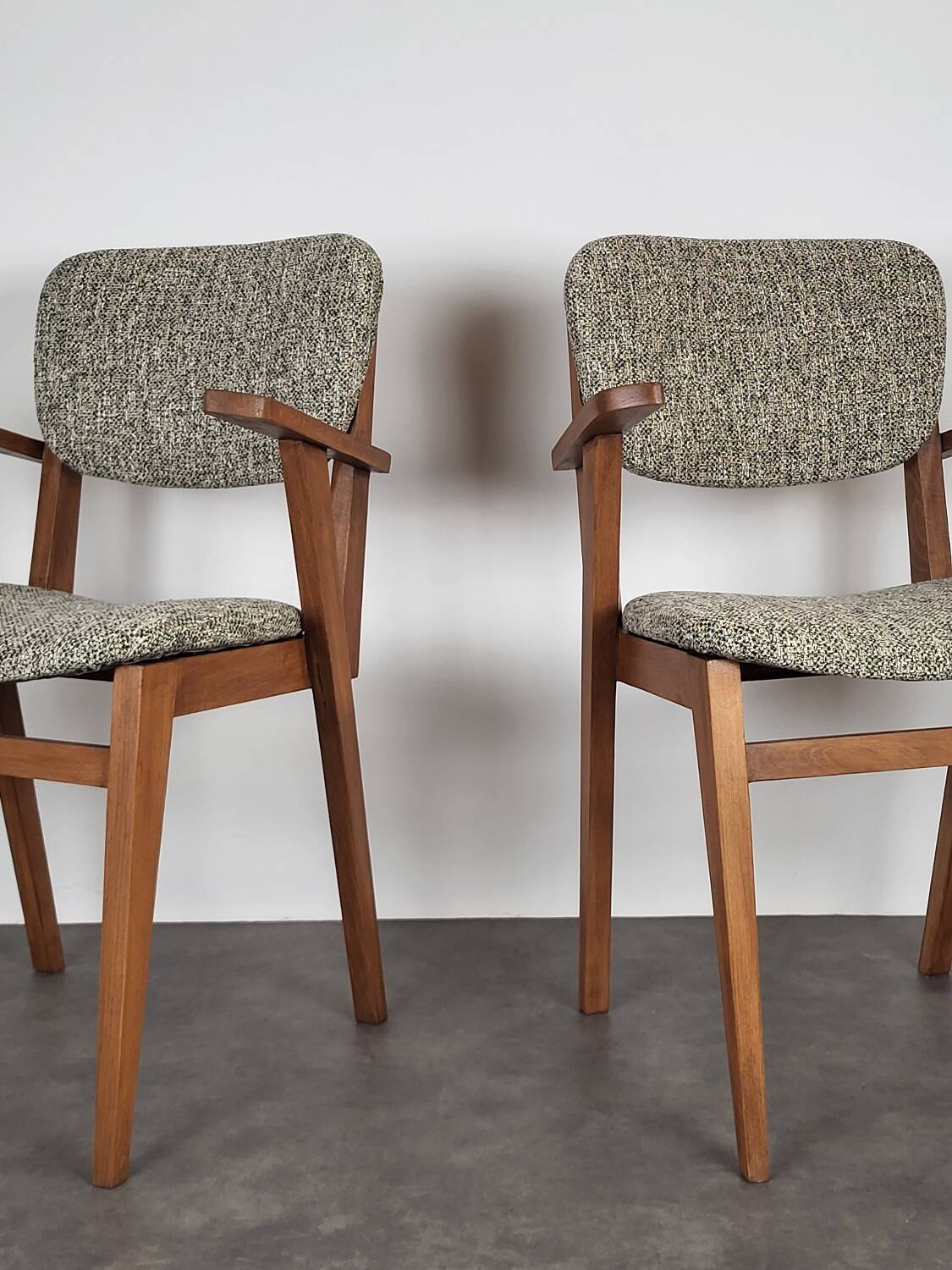 Paire de fauteuils bridge scandinaves, 1960