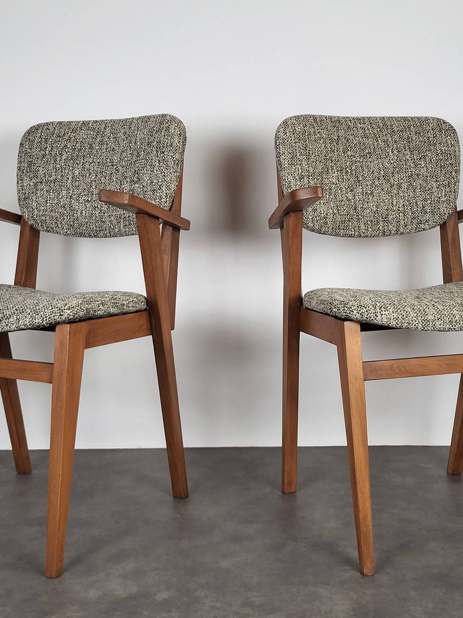 Paire de fauteuils bridge scandinaves, 1960
