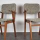 Paire de fauteuils bridge scandinaves, 1960
