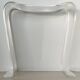 Tabouret en plexiglas transparent, France années 70
