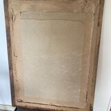 Erased aero oak mirror  59x80cm