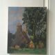 Oil on canvas landscape