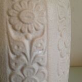 White décor vase flowers ceramic Scandinavian style