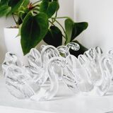 Set of 8 swan knife holders