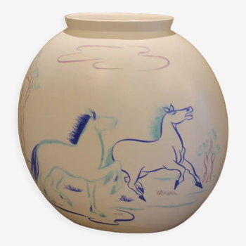 Lavenia ceramic vase, Italy, 1970