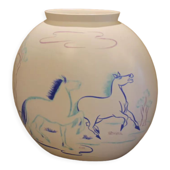 Lavenia ceramic vase, Italy, 1970