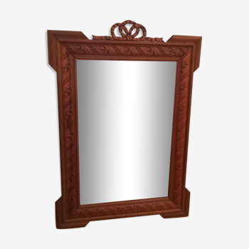 Louis XVI style mirror in ash - 101x71cm