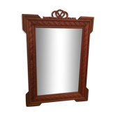 Miroir style Louis XVI en frêne - 101x71cm