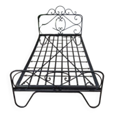 Wrought iron bed