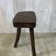 Tabouret de ferme tripode